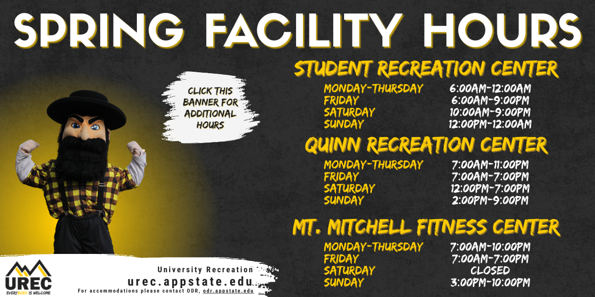 Spring Facility Hours