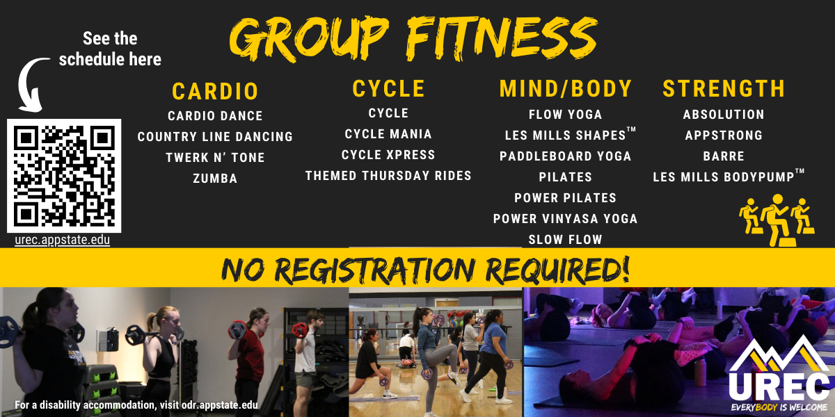 Group Fitness Classes Fall 2025