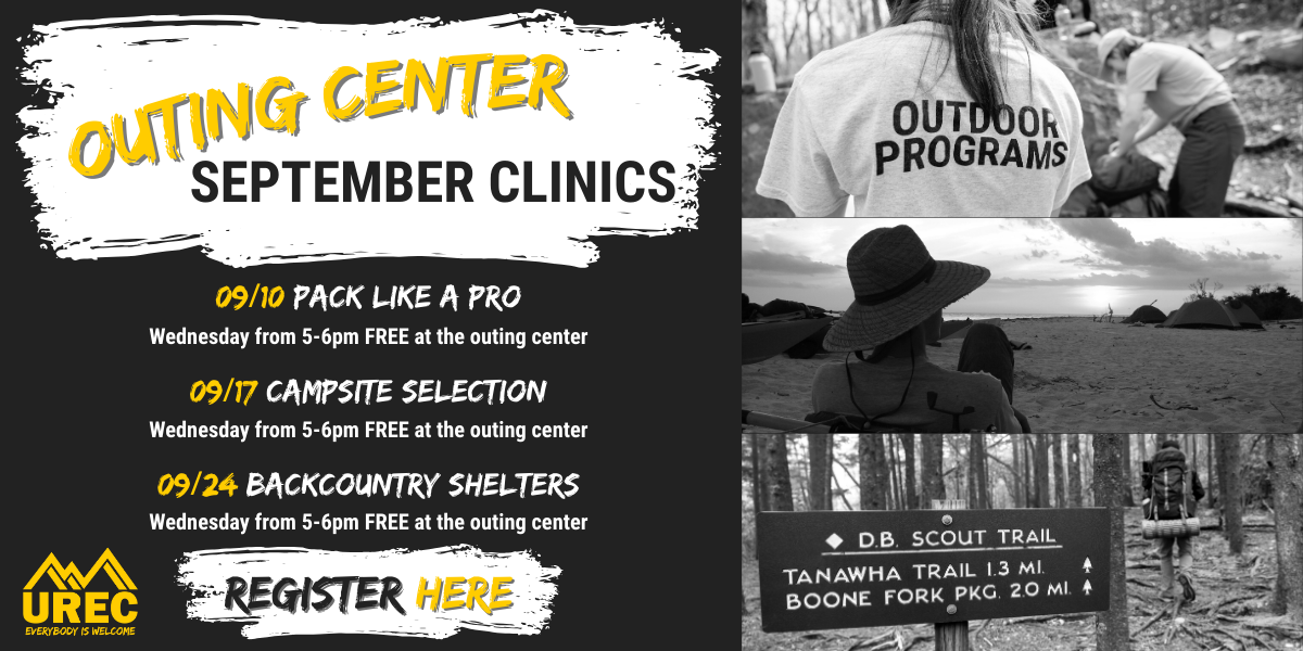 Outing Center September Clinics