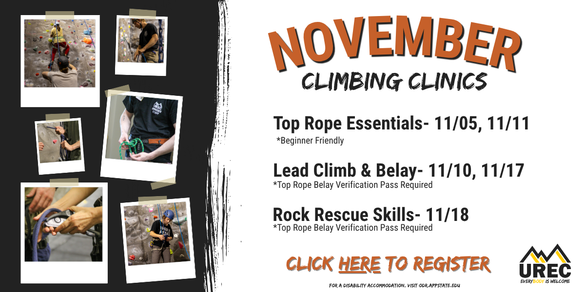 November Climbing Clinics