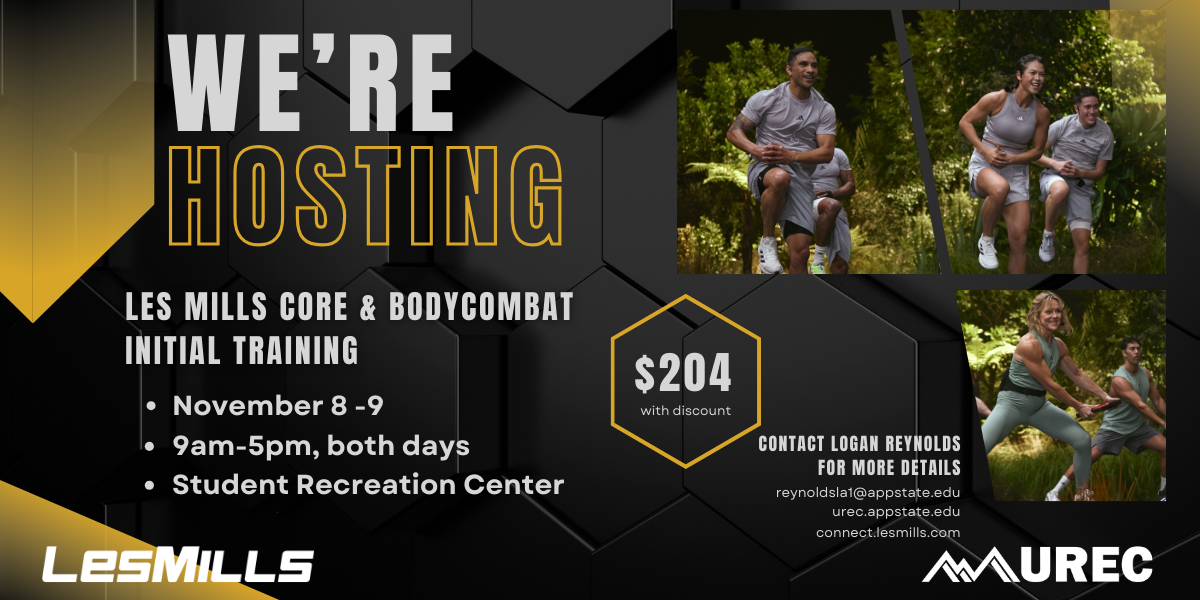 Hosting Les Mills Core and Body Combat Training
