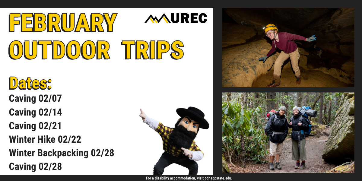 Outdoors February Trips