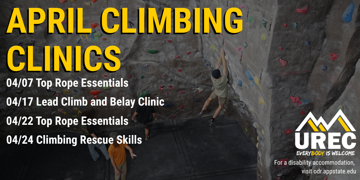April Climbing Clinics